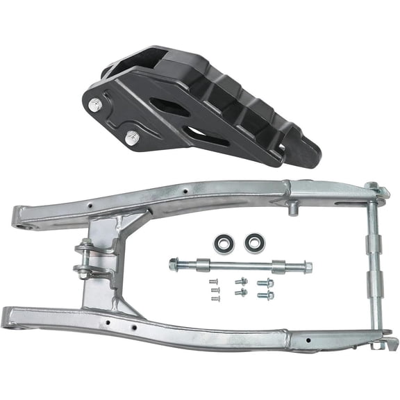 21" Extended Rear Swingarm kit Assembly 15mm Axle, Motorcycle Swing Arm with Chain Guide for 14" 16" 17" Big Wheels 125cc 140cc 150cc 250cc Apollo SSR Dirt Pit Bike Off Road Motorcycle