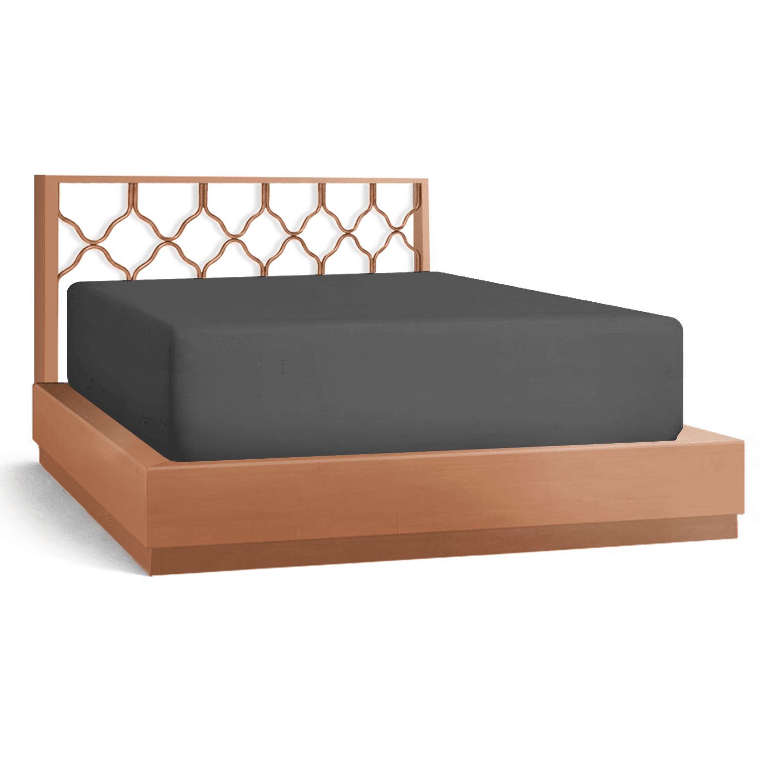 21” Extra Deep Pocket Ultra Soft Fitted Sheet with Corner Straps, Queen