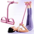 thumbnail image 1 of 21 Fitness Resistance Bands-10 Tube Pedal Ankle Puller, Foot Pedal Resistance Band, Sit Up Exercise Equipment for Arm Leg Training, Elastic Fitness Rope Home Gym, 1 of 7