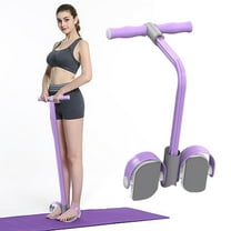 21 Fitness Resistance Bands-4 Tube Pedal Ankle Puller - 2025 New Sit up Leg Stretch Rope Exercise Bands with Handles, Stretching Workout Fitness Bands for Arm Weights Exercise Equipment(Purple)