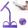 thumbnail image 1 of 21 Fitness Resistance Bands-4 Tube Pedal Ankle Puller, 2025 Upgrade Stretching Bands for Arm and Leg Workouts, Pedal Resistance Band Sit up Exercise Equipment for Home Workout & Training, 1 of 7