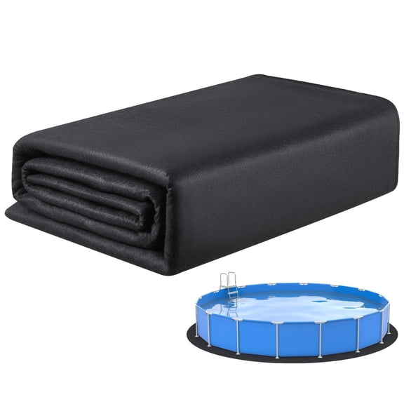 21 Foot Round Pool Liner Thickened Recycled Geotextile Above Ground Swimming Pool