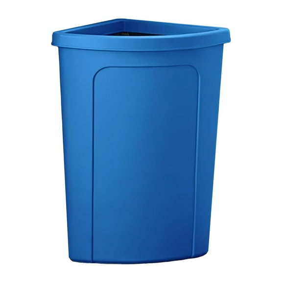 21 Gallon Corner Kitchen Waste Bin, Commercial Heavy-Duty Trash Can, Garbage Bin, Durable Waste Container, Recycling Bin, Plastic Wastebasket for Garage, Hotels, Restaurants, Office