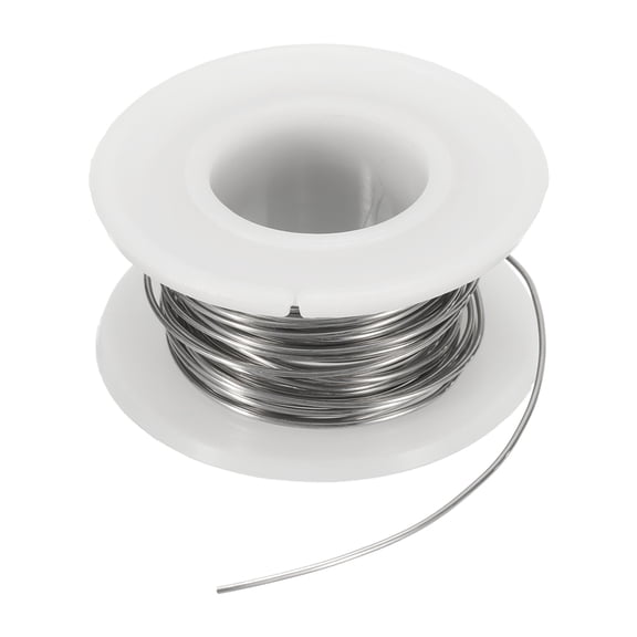 Uxcell 21 Gauge Nichrome 80 Heating Resistance Wires 13ft High Temperature for Electronic Components, White