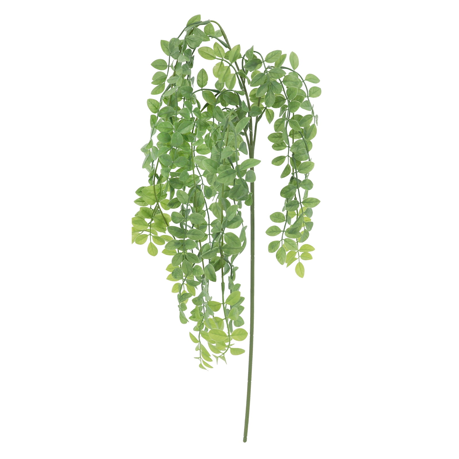 21" Green Cascading Faux Foliage Stem