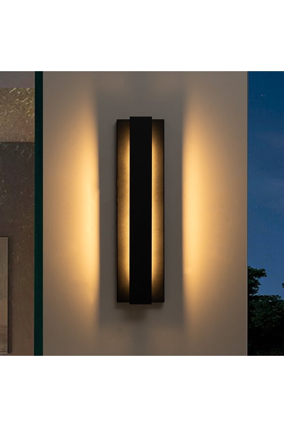 21"H Long Outdoor Led Wall Sconce