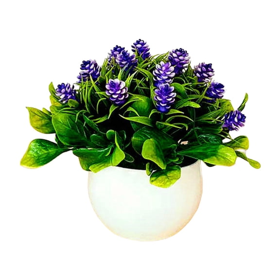 21-Head Artificial Flower Pot - Faux Plants Centerpiece for Table Decor, Kitchen, Coffee Bar, Holiday Dining, No Maintenance Year-Round Greenery, Nanoei Artificial Flower Pot Indoor