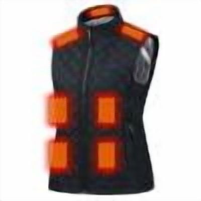 21 Heating Zones Usb Heated Vest Electric Heated Jackets For Women Sport Supplies (Black XL)