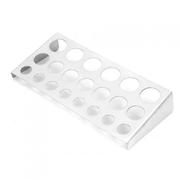 21 Holes Tattoo Ink Cup Holder, Stainless Steel Tattoo Pigment Cup Holder Stand Permanent Makeup Tool for Permanent Makeup Microblading Tattoo Accessories