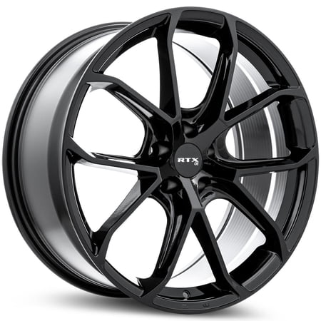 21 Inch Black Alloy Wheel Rim for Audi e-tron S, RTX 83229 21x9.5 5x112 5Lug