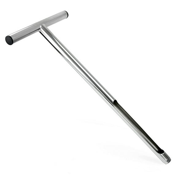 21 Inch Handheld Portable Soil Sampler Stainless Steel Soil Sampling Tool Home Garden Lawn Farm Maintenance Tool T-Handle Soil Sampler