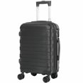 21Inch Hardside Luggage with Spinner Wheels Carry On Luggage Multi