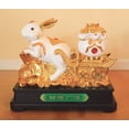 thumbnail image 1 of 21 Inch Treasure Pot Big White Rabbit Statue, 1 of 2