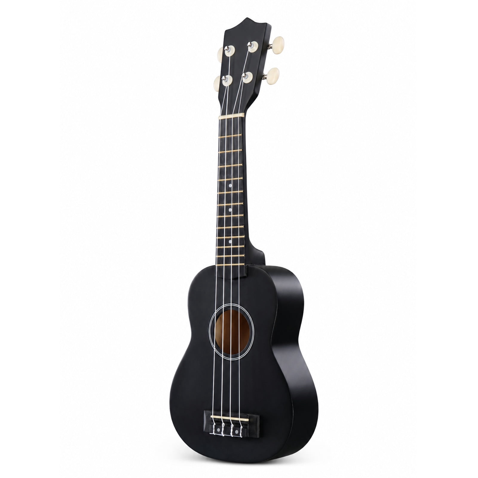 21 Inch Ukulele Beginner Kit with Bag Capo Strap Picks Tuner