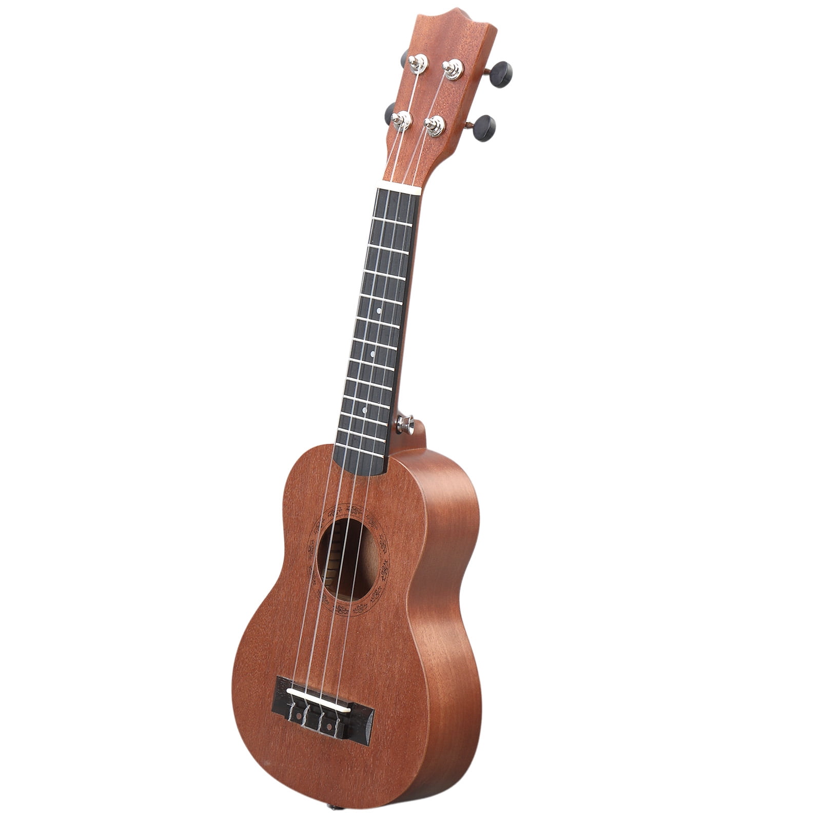 21 Inch Ukulele Beginner Kit with Bag Capo Strap Picks Tuner