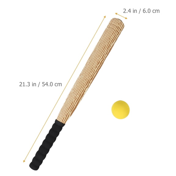 21 Inches EVA Baseball Bat Outdoor Children Training Baseball Yard Children Baseball Toys Wear-Resistant Outdoor Sports Supplies