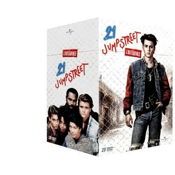 21 Jump Street - Complete Series - 28-DVD Box Set ( Twenty One Jump Street - Seasons 1-5 ) ( Twenty One Jump Street - Seasons One to Five ) NON-USA FORMAT, PAL, Reg.2 Import - France