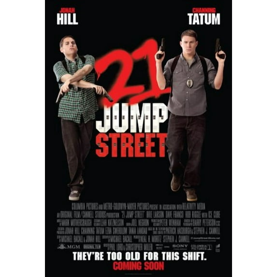 21 Jump Street Movie Poster 2012 Channing Tatum 16in x 24in Poster Square Adults Best Posters