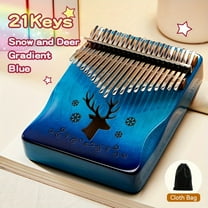 21-Key Thumb Piano Kalimba Beginner-Friendly Easy-to-Learn Finger Piano for Girls, Perfect Birthday Gift and Trendy Musical Instrument