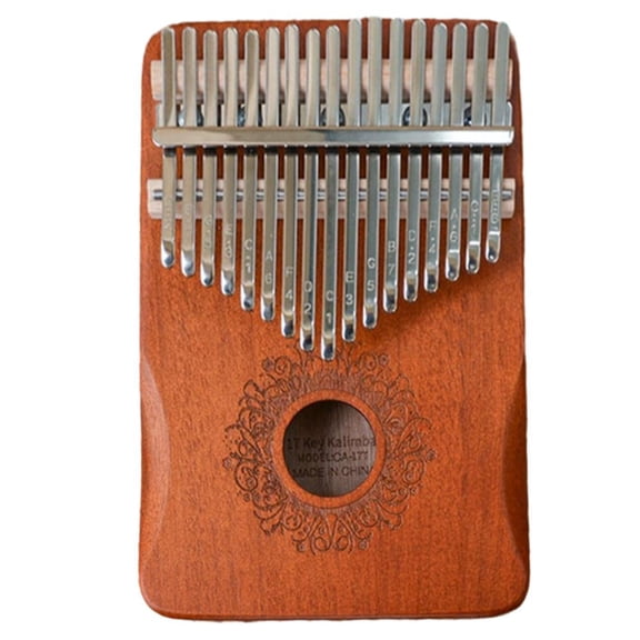 21 Keys MINI KALIMBA EXQUISITE FINGER THUMB PIANO MARIMBA MUSICAL PENDANT