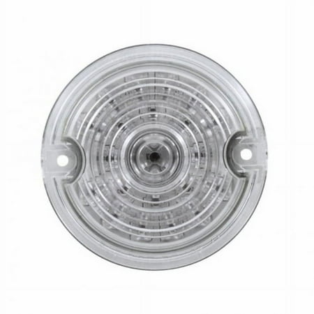 21 LED 3 1/4" Harley Signal Light w/ 1156 Plug - Red LED/Clear Lens