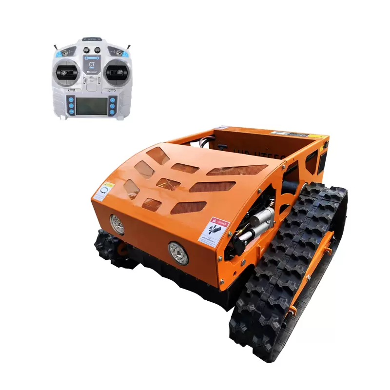 Wolfequip 21" Battery Robotic Lawn Mower, 0.25 Acre Capacity, Remote Control Automatic for 45° Slope