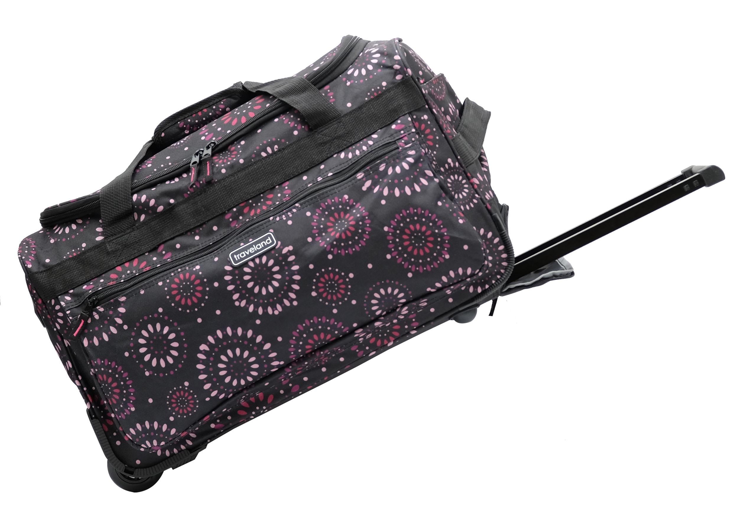 21" MULTI-POCKETS ROLLING DUFFEL BAG-FIREWORKS