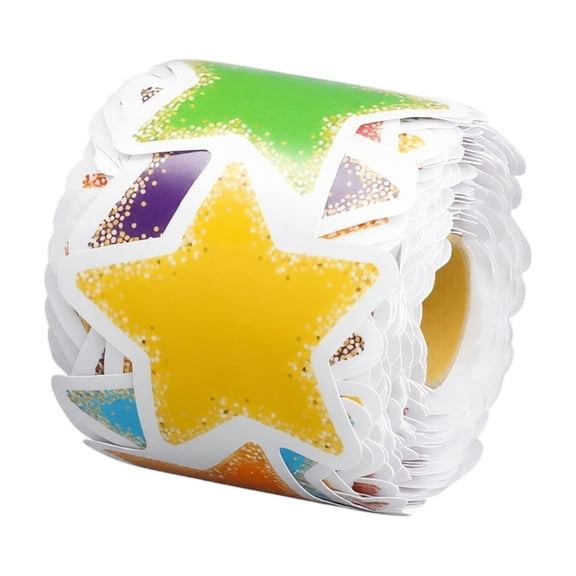21 Meter Glitter Star Shaped Bulletin Board Border Sticker Roll for Office Classroom Scrapbooking Notice Board Decoration