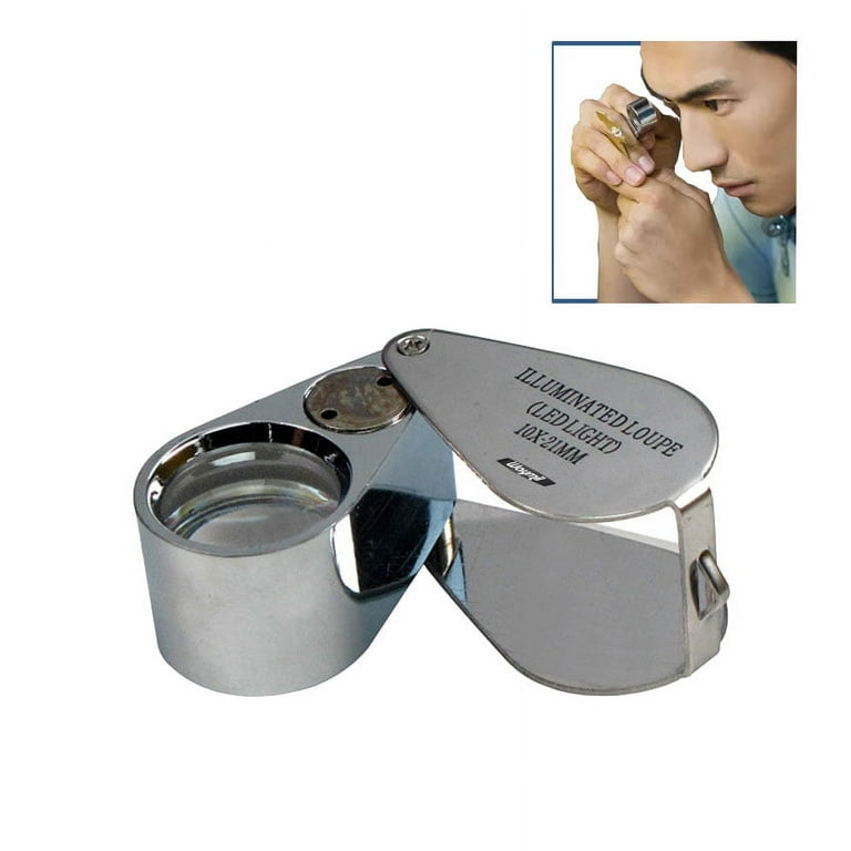 10x 12x 14x loop Loupe lens magnifying Eye Glass Magnifier gem and