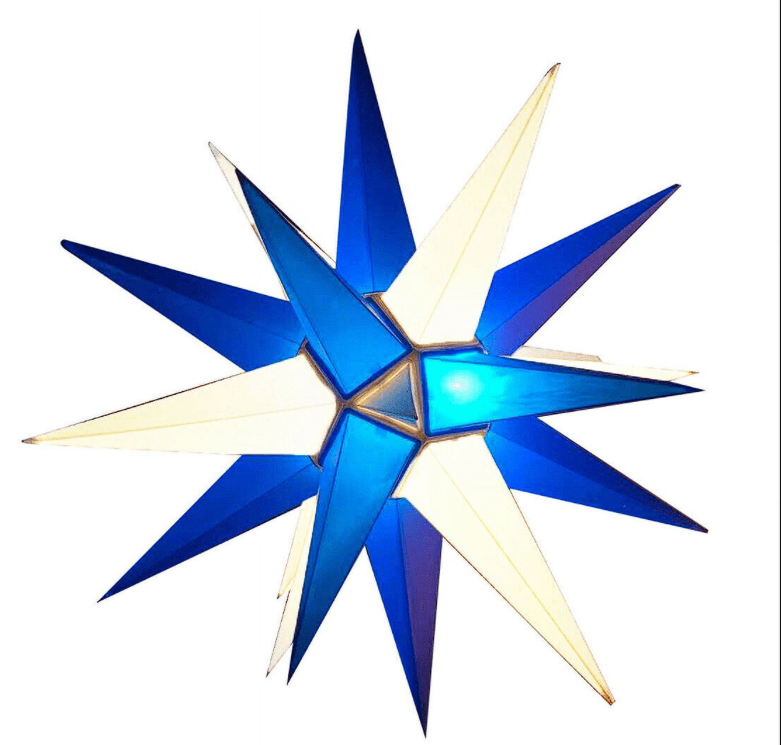 21” Moravian Star Hanging Outdoor Christmas Star Light Bright Porch