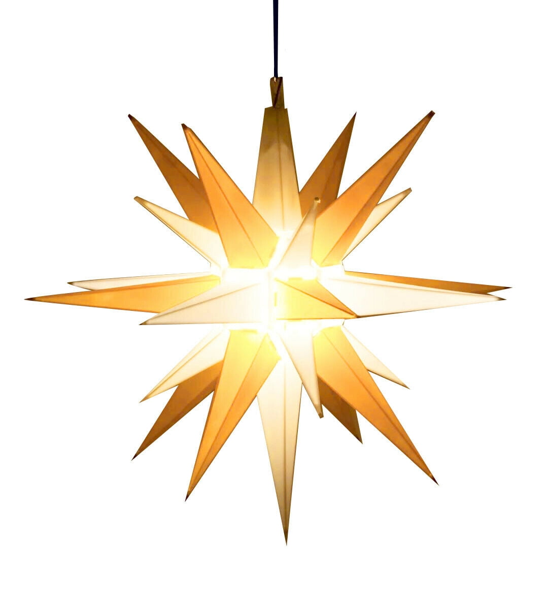 21” Moravian Star Hanging Outdoor Christmas Star Light Bright Porch