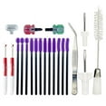 thumbnail image 1 of 21 PCS Sewing Machine Cleaning Kit,Sewing Machine Repair Tools Include Tweezers Screwdriver Seam Rippers Silicone Brush, 1 of 6