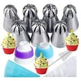 thumbnail image 1 of 21 Pack Spherical Icing Piping Nozzles Russian Ball Pastry Tips Fondant Gadgets, 1 of 10