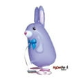 thumbnail image 1 of 21" Packaged My Own Pet Purple Rabbit Balloon, 1 of 1