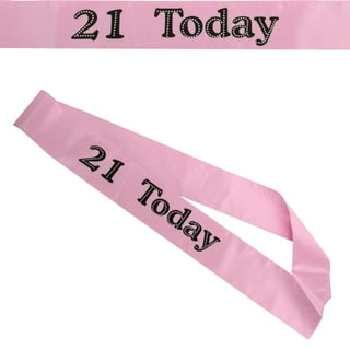 21 Party Princess Satin Sash 21 Party Princess Satin Sash