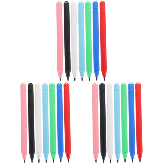 21 Pcs LCD Stylus Pens Doodle Board Stylus Screen Stylus Graffiti Tablet Pen LCD Painting Board Pen Child