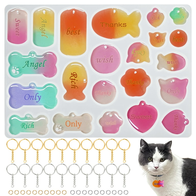 Silicone pet id tags sale