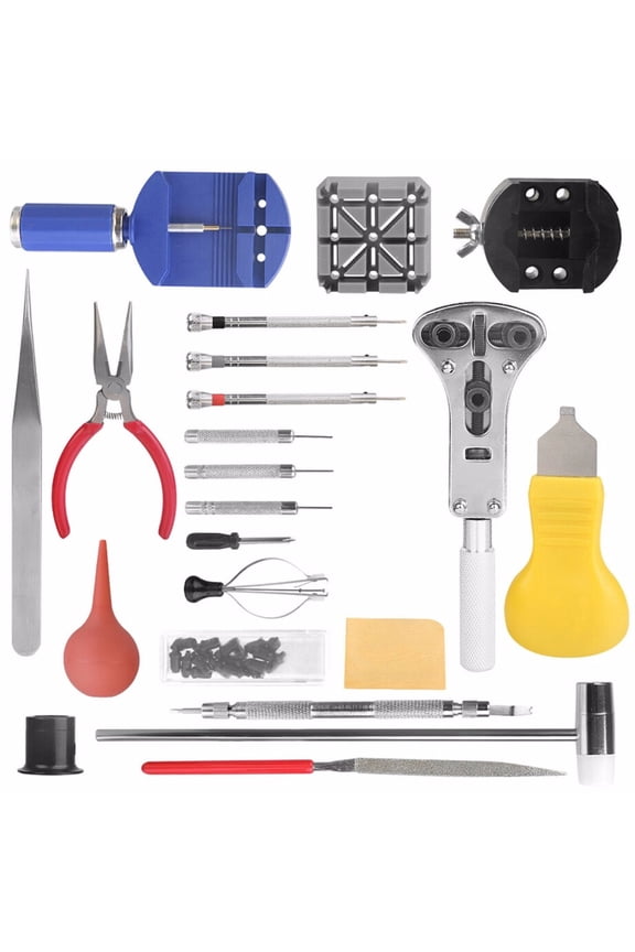 21 Pcs Watch Repair Tool Kit, Including 21 Professional Watch Tools With Case, Portable Case Opener Spring Bar Remover For Strap Replacement & Maintenance