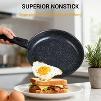 21-Piece Ceramic Pots and Pans Set Non Stick with Detachable Handles and Egg Frying Pan