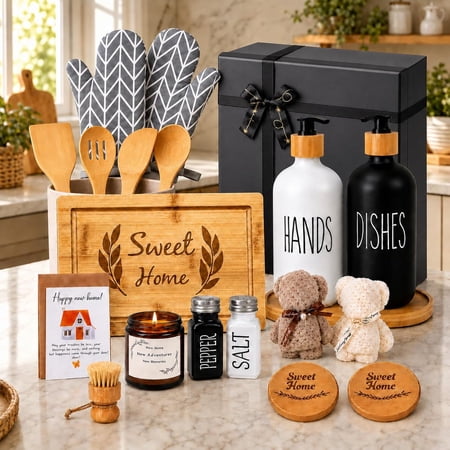 21-Piece Housewarming Gift Basket for New Homeowners