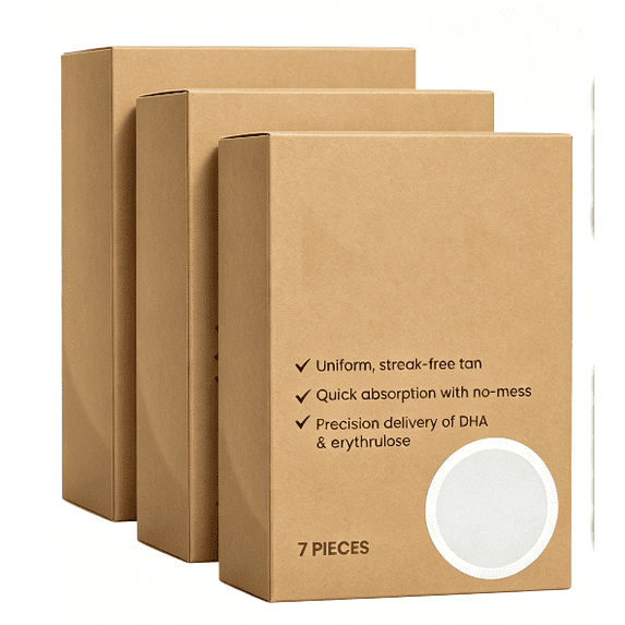 21 Pieces Microneedle Tanning Patch, Even and Uniform Skin Application with Precision Delivery, No Streaks No Mess, Single-Use Hygiene Patches,3 Boxes