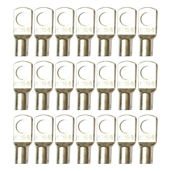 21 Pieces SC Tinned Copper Lugs Copper Eyelets Terminal Connectors Wire crimping