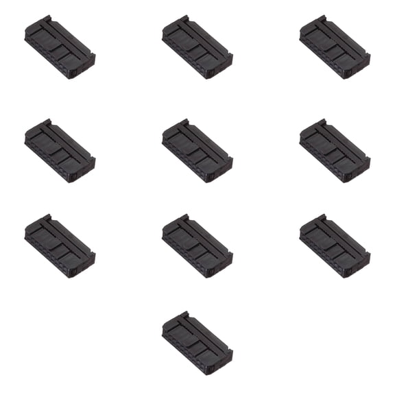 20 Pin Dual Row IDC Socket Female Connector  High-Quality Design for Data Transfer  10 Pcs Pack