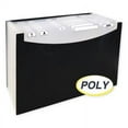 thumbnail image 1 of 21-Pocket Stand-Up Design Expanding File, 12" Expansion, 21 Sections, 1/21-Cut Tab, Legal Size, Black, 1 of 6