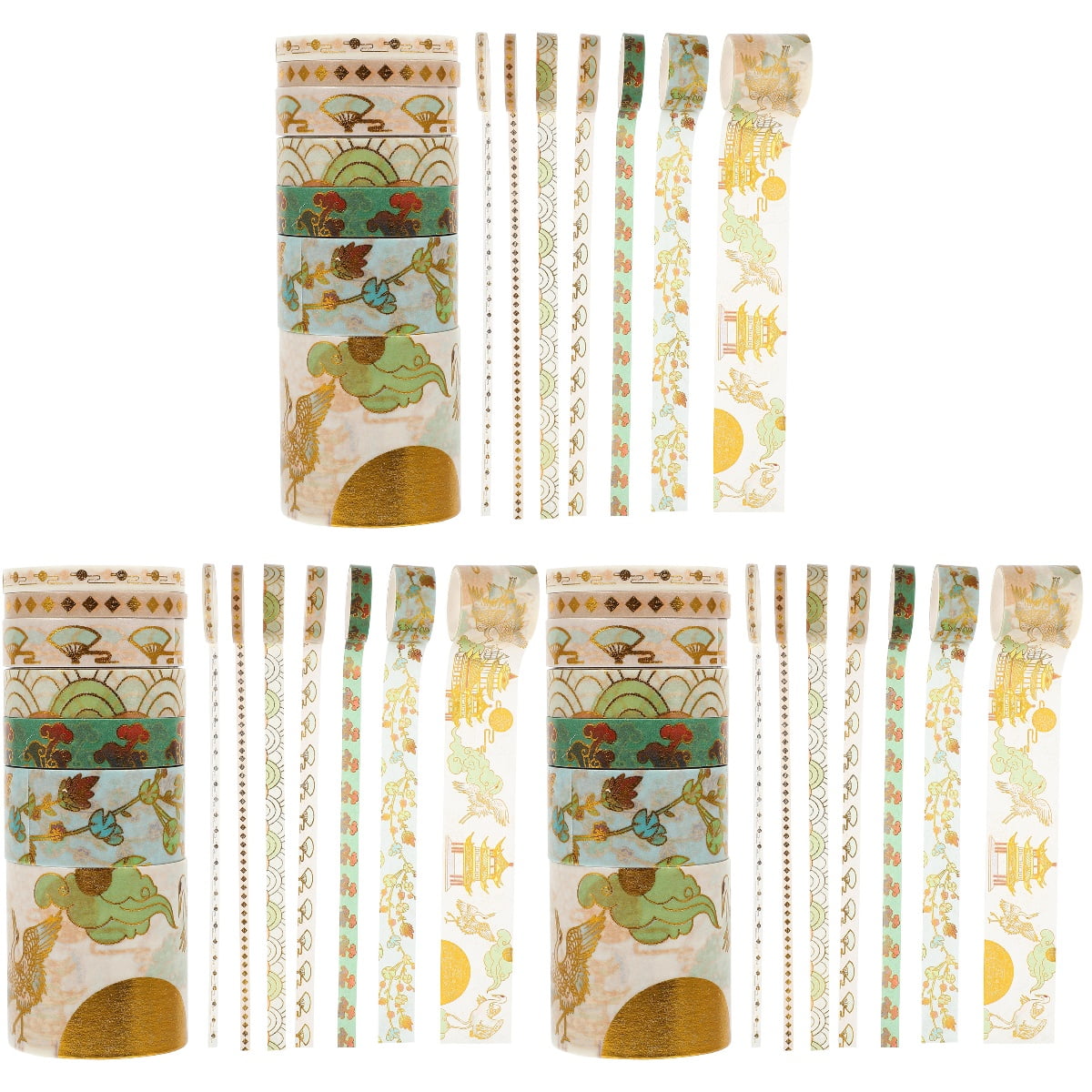 21 Rolls Gift Wrapping Tapes DIY Scrapbooking Washi Tapes Diary