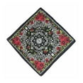 thumbnail image 1 of 21'' Rose Pattern Bandana Head Scarf Turbans for Women Men Street Dance Turban Unisex Head Wrap Bandana, 1 of 9