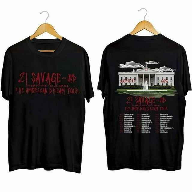 21 Savage The American Dream Tour 2024 Shirt, 21 Savage Fan Shirt, 21