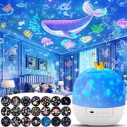 21 Sets of Films, Night Lights for Kids, Star Galaxy Projector, Night Lights for Bedroom, Ceiling, Star Projector with 360  Rotating for Boys and Girls, Birthday, Christmas Gifts, Room Decor