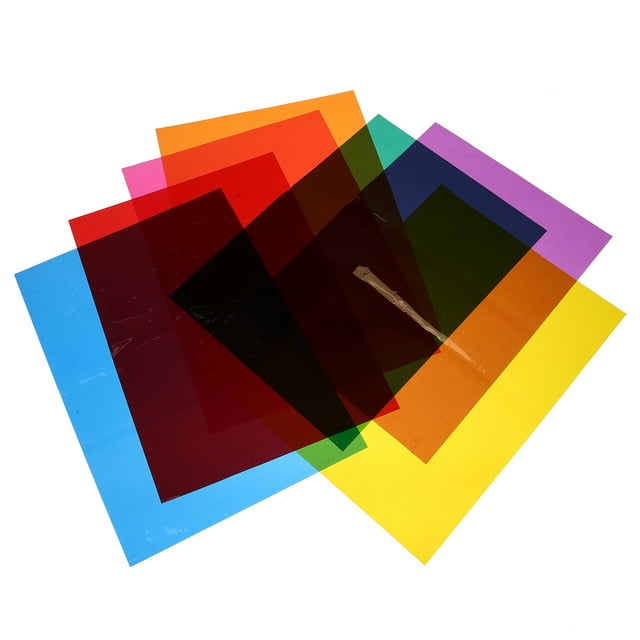 21 Sheets Colored Cellophane Wrap Paper Transparent Cellophane Wrapping