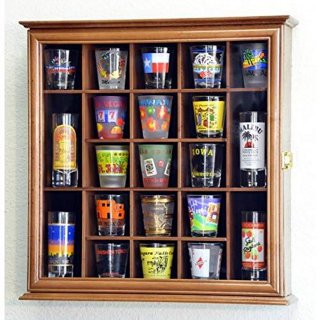 Small shot deals glass display case